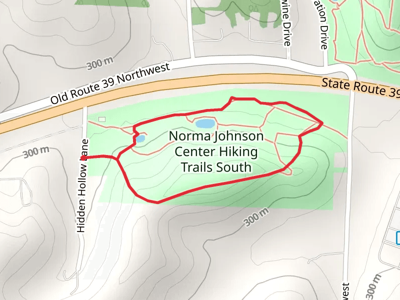 Norma Johnson Center Hiking Trails South Loop