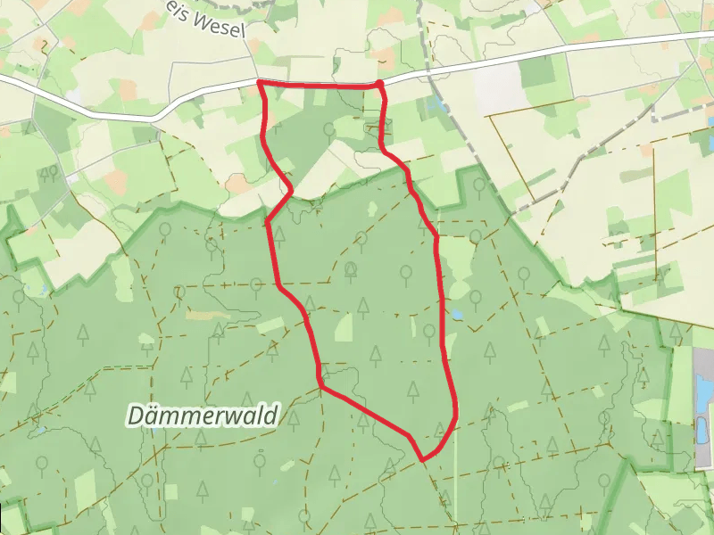 Jaegerheide Rundweg and Hohe Mark Steig