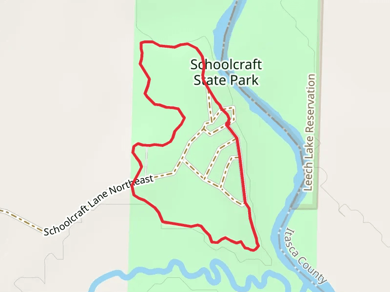 Schoolcraft State Park Loop