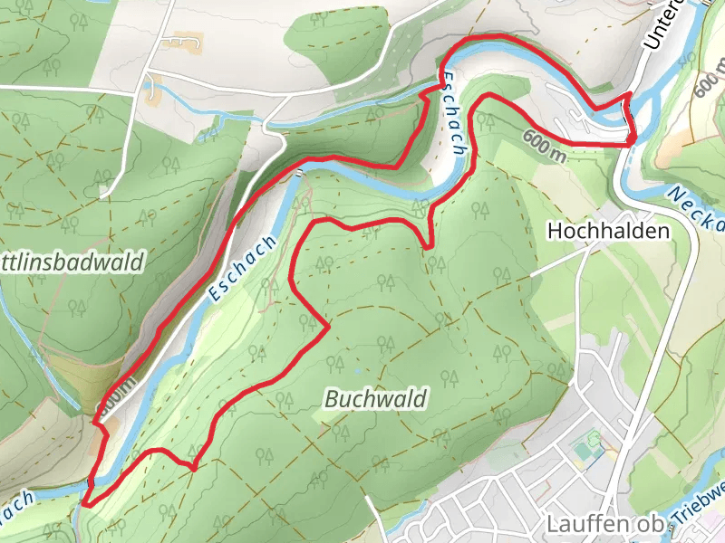 Eschach Streamside Loop - Hochhalden