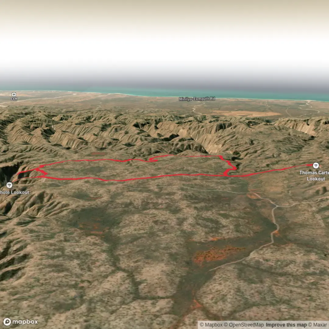 An image depicting the trail Badjirrajirra Loop Trail and its surrounding area.