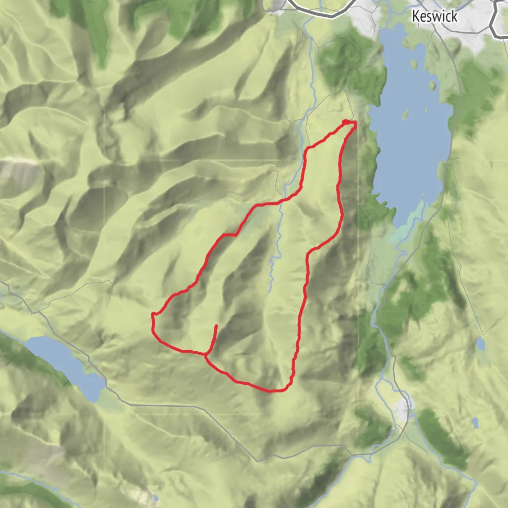 Newlands Horseshoe mobile static map