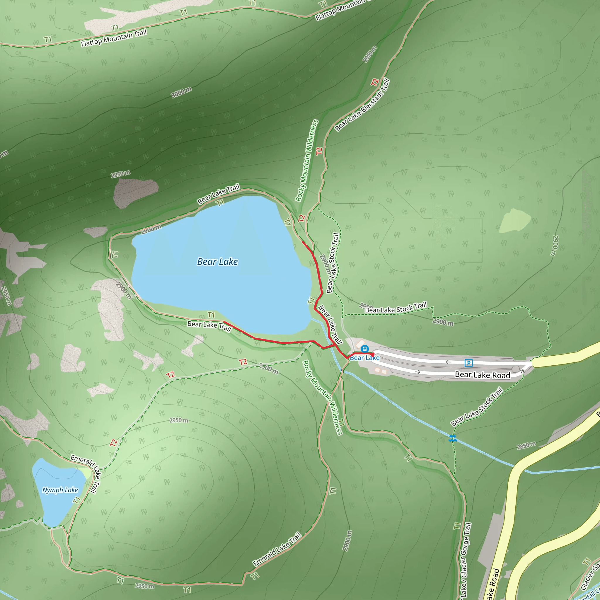 Bear Lake mobile static map