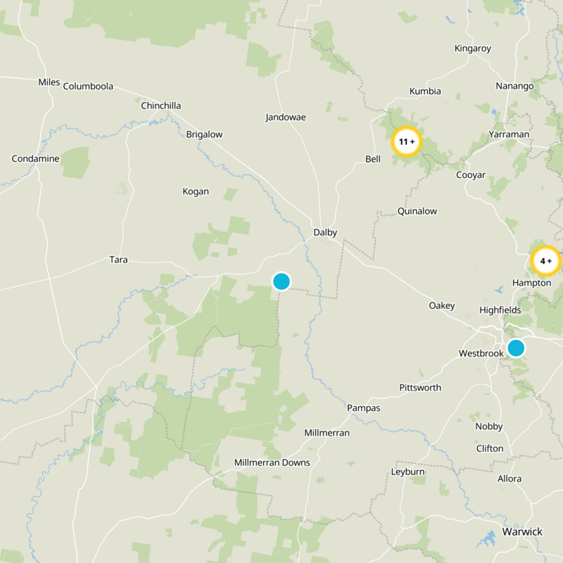 Western Downs Regional Static Map