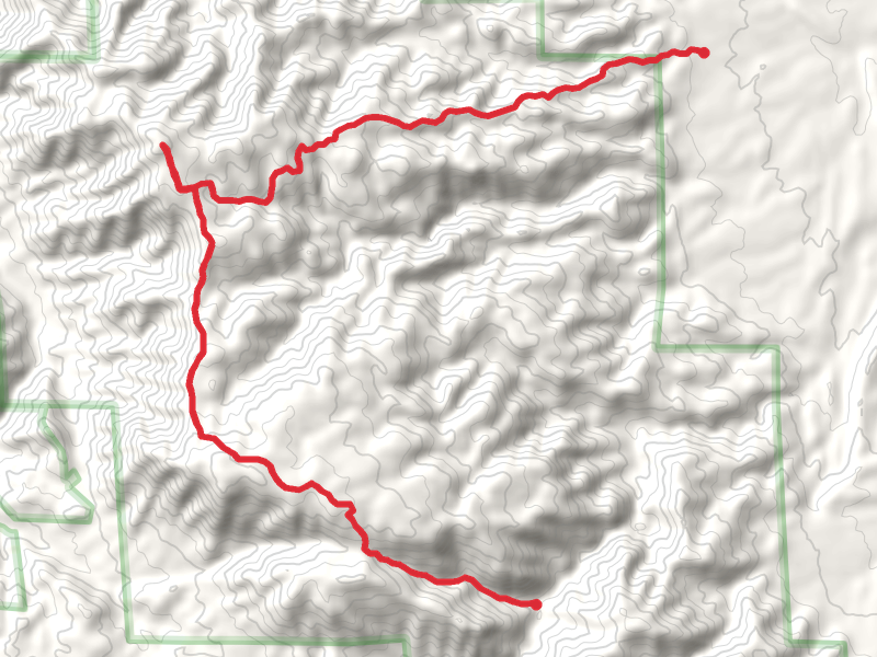 Tanner Peak - East Bear Gulch Trail