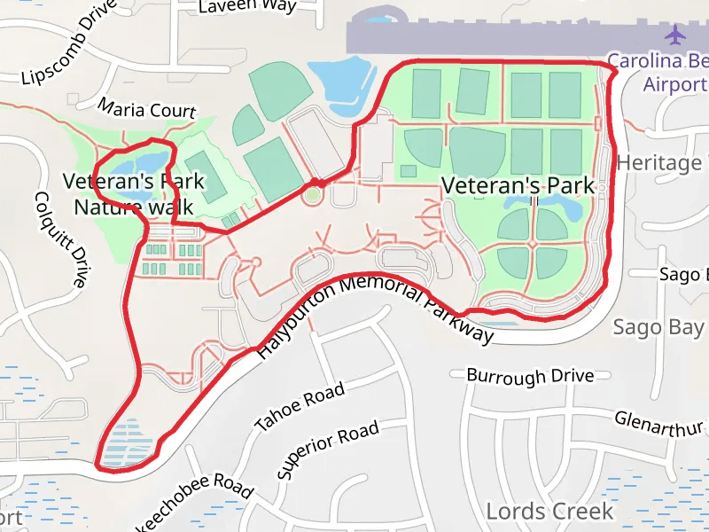 Veteran's Park Loop - Long