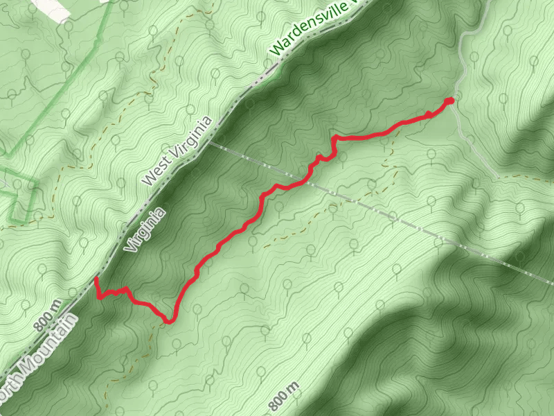 Gerhard Shelter Trail Out and Back