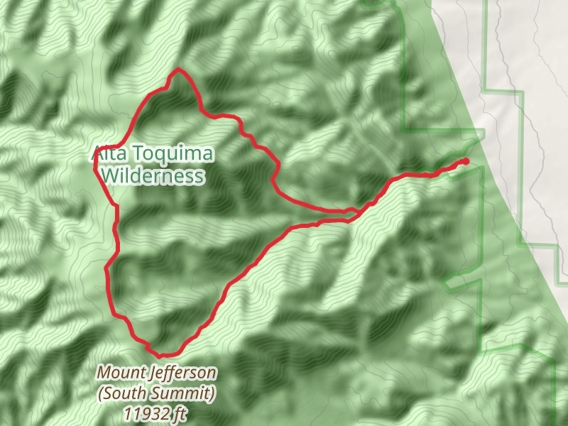 Middle Summit Mount Jefferson Loop