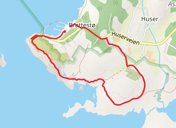 Brattestø Marina & Sjøsiden Bar mobile static map