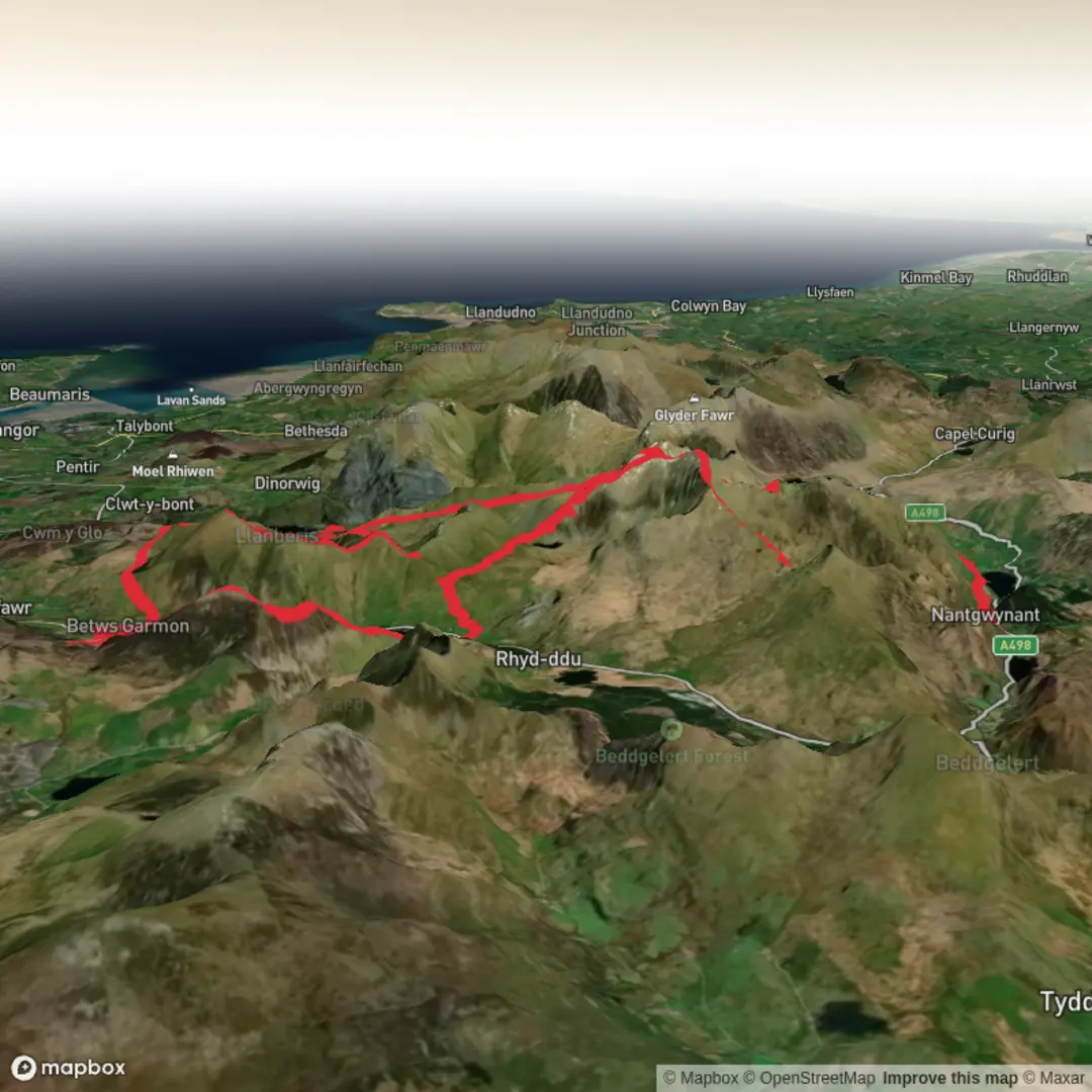 An image depicting the trail UTS 50 Km Race and its surrounding area.