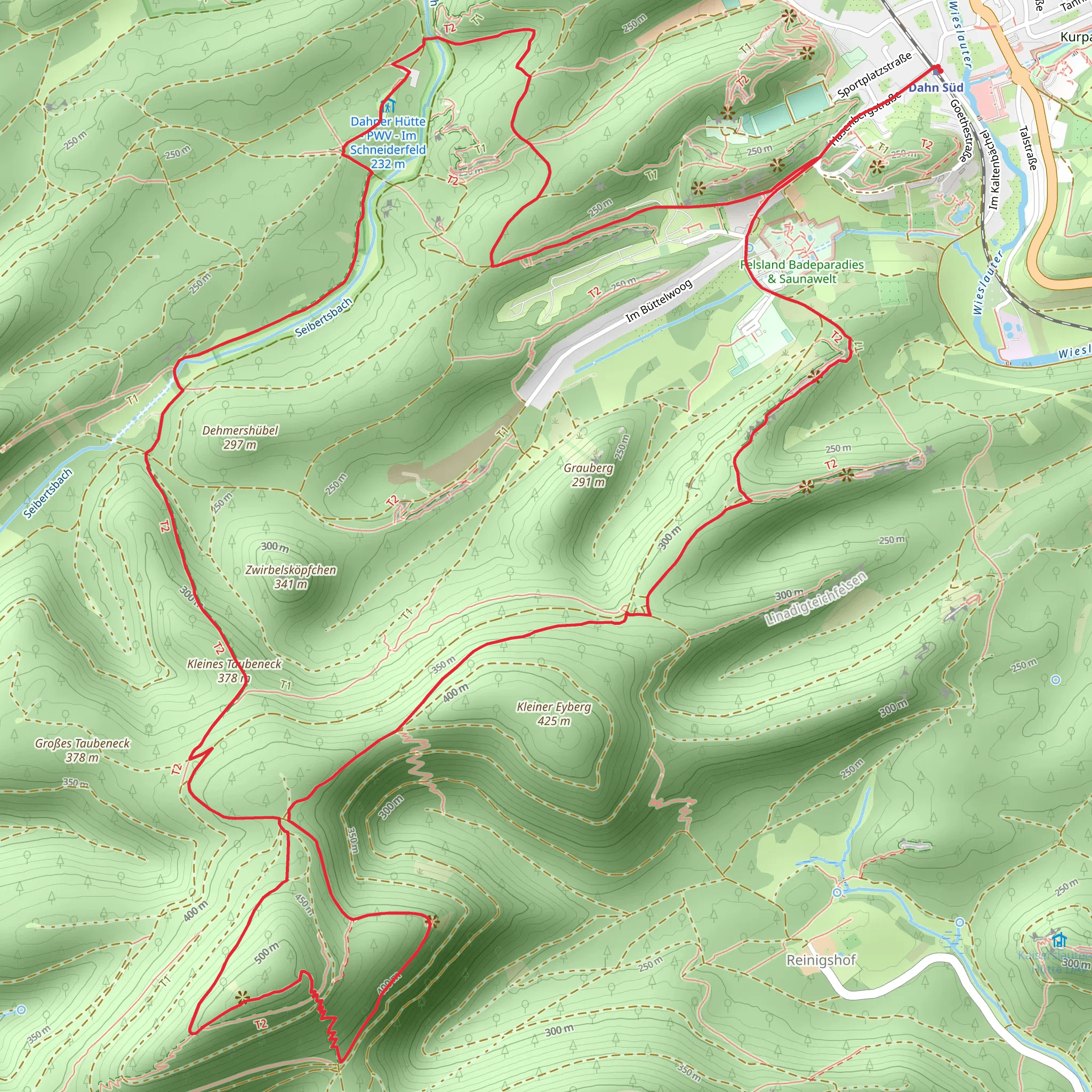 Eyberg Tour mobile static map