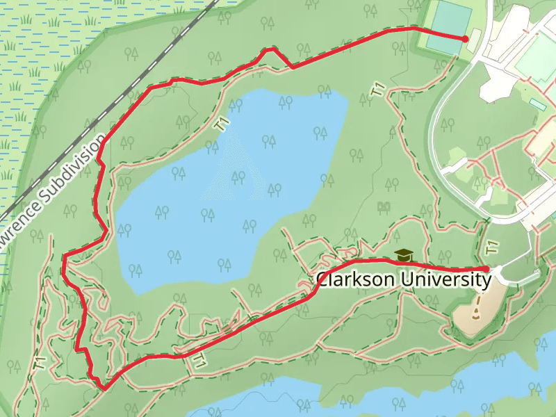 Clarkson University Trail - Secondary