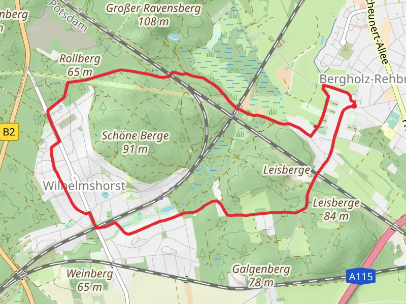 Rosenweg and Rundweg Loop