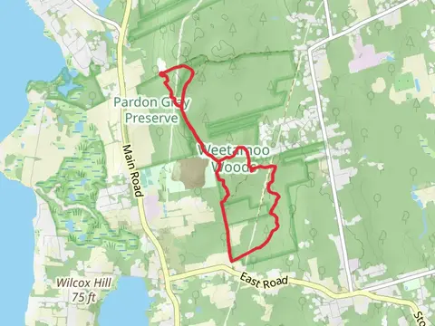 Lafayette Road - Yellow - Red Loop Trail