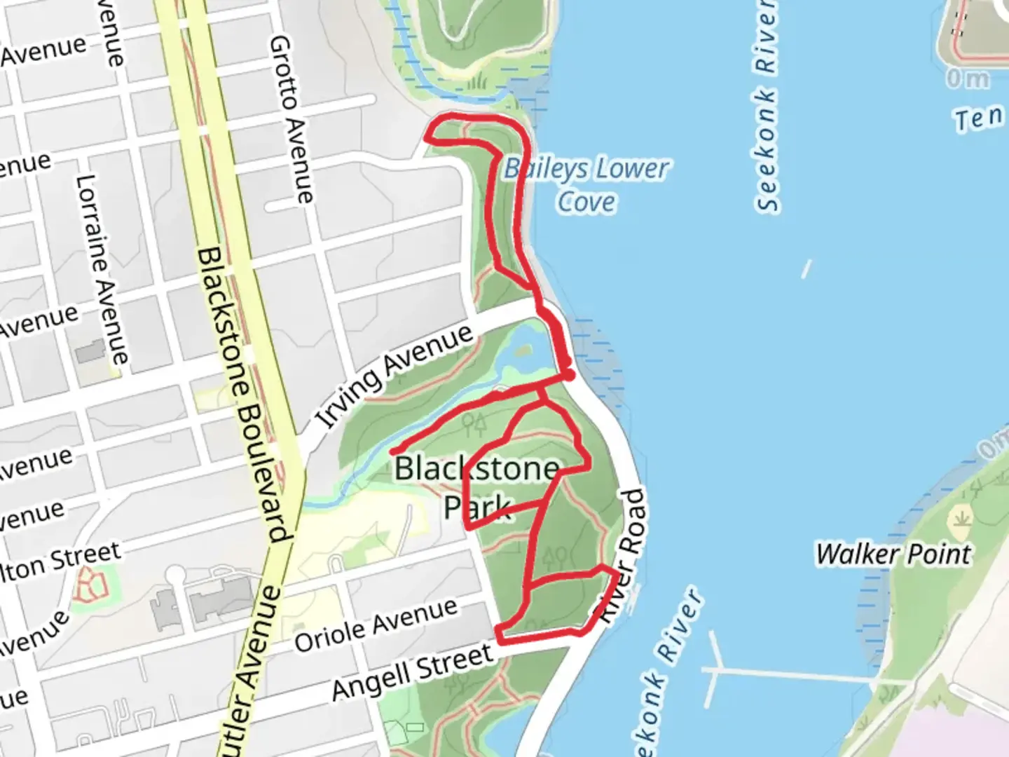 An image depicting the trail York Pond and Regatta Point Loop and its surrounding area.