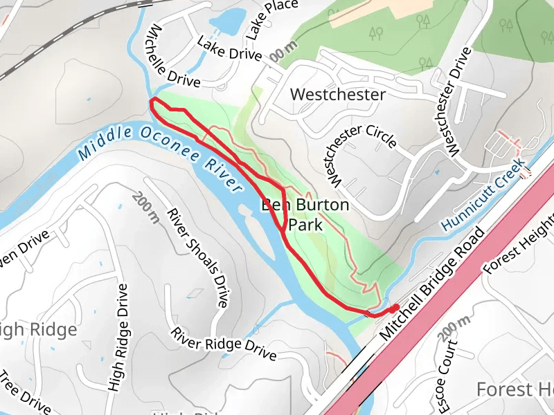Middle Oconee River Loop