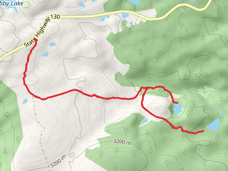 Bear Lake and Silver Run Lake Walk from Snowy Range Road