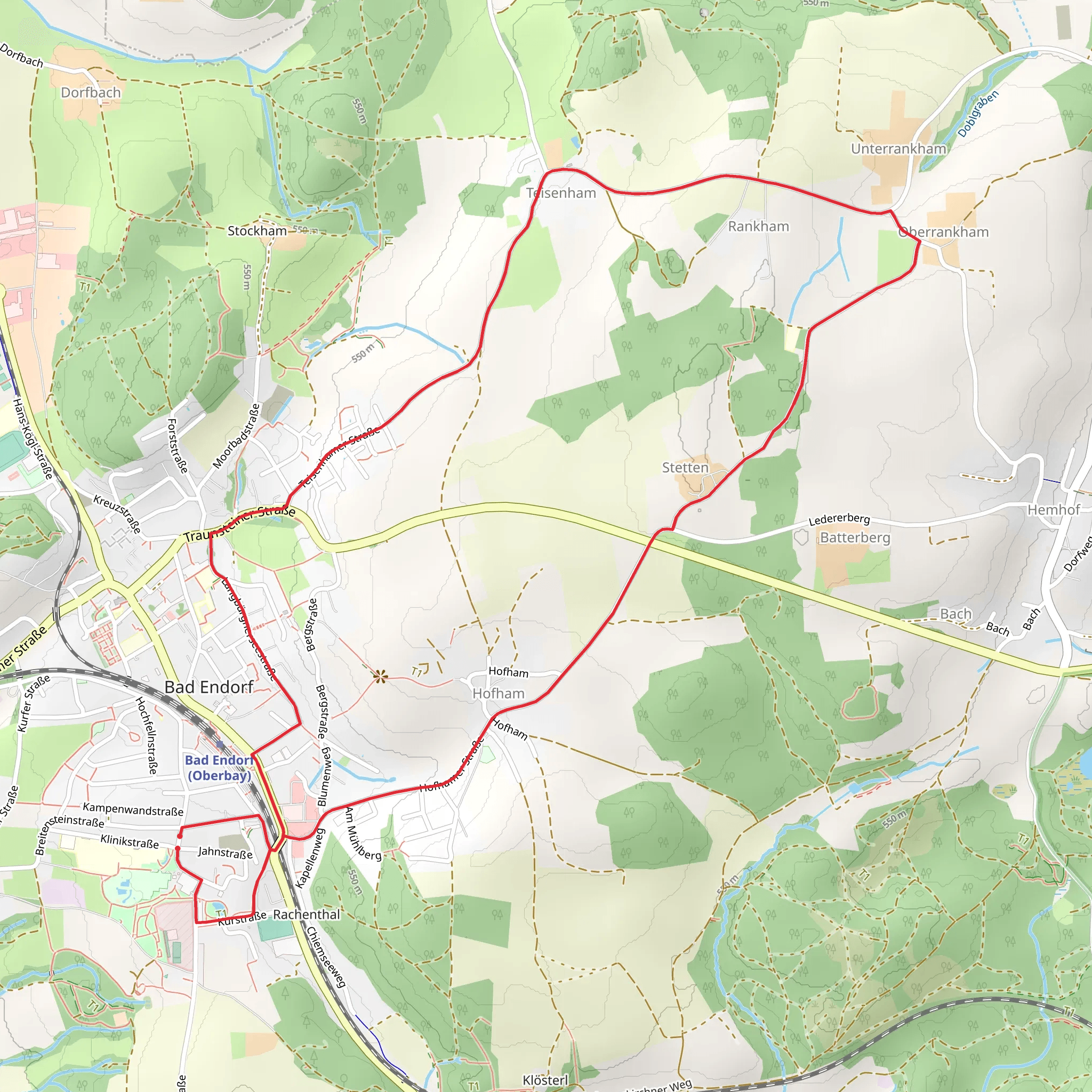 Bad Endorf mobile static map