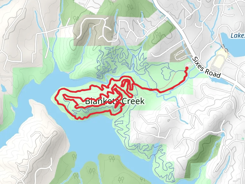 Dwelling Loop - Blankets Creek Park