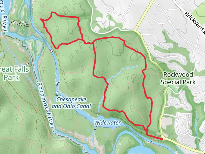 Valley, Gold Mind Spur and Woodland Loop Trail