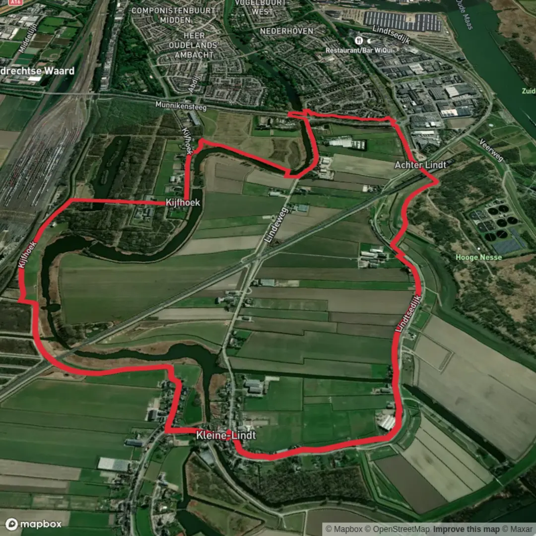 An image depicting the trail Devel River and Kleine - Lindt via Devel Weg and Linde Weg and its surrounding area.