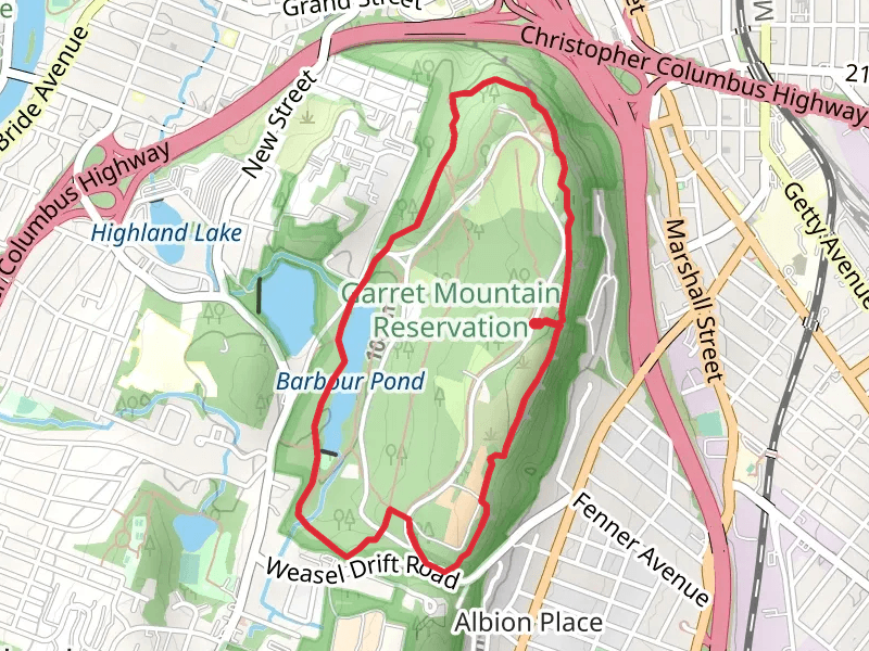 Garret Mountain - Barbour Pond Loop