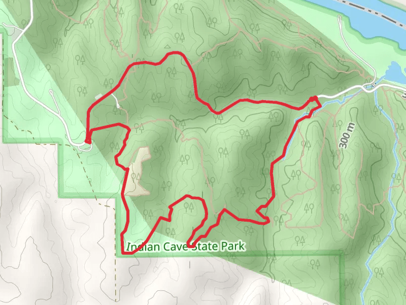 Harwood Trail and Indian Cave Recreation Road Loop