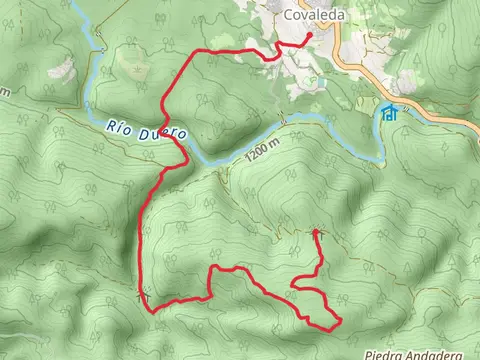 Route through the Sierra de la Umbría PR SO 77