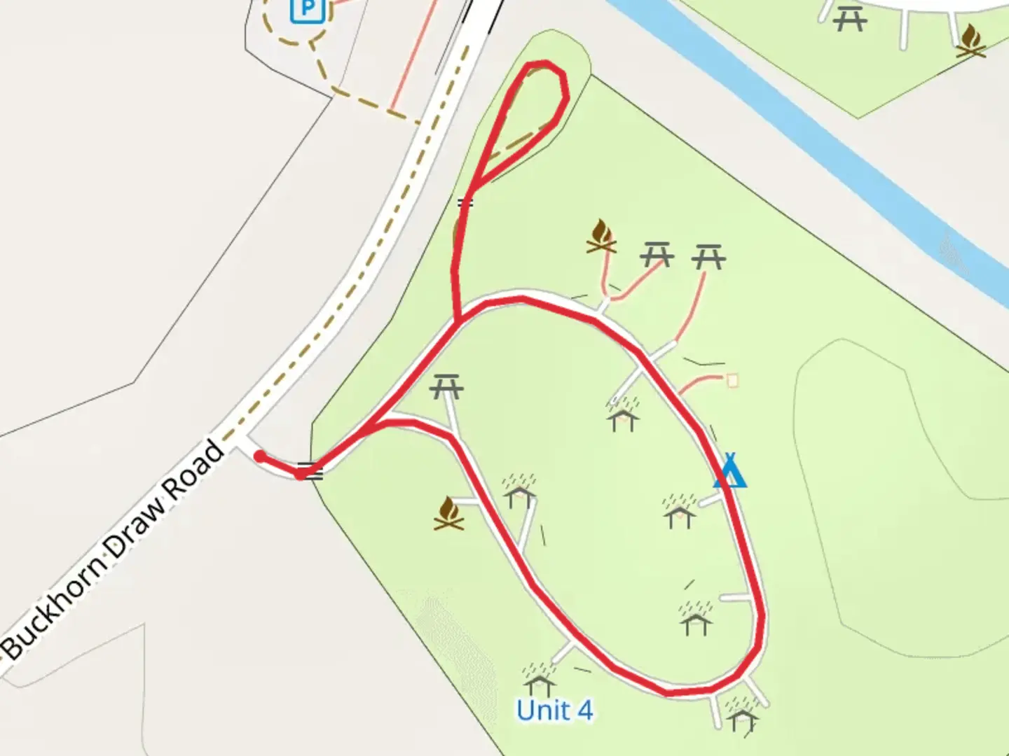 An image depicting the trail San Rafael Bridge Campground Loop and its surrounding area.