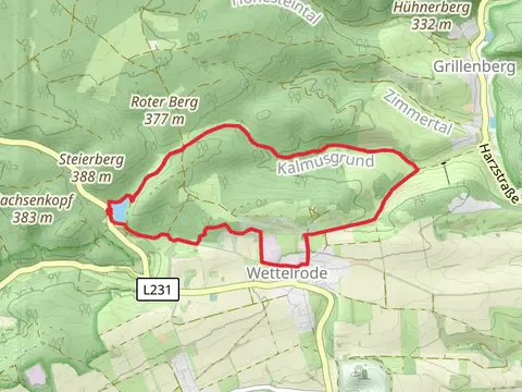 Von Wettelrode zum Kalmusgrund and Steigerschleife