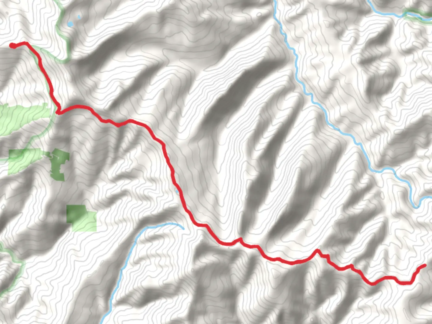 An image depicting the trail Chetco Peak via Chetco Divide Trail and its surrounding area.