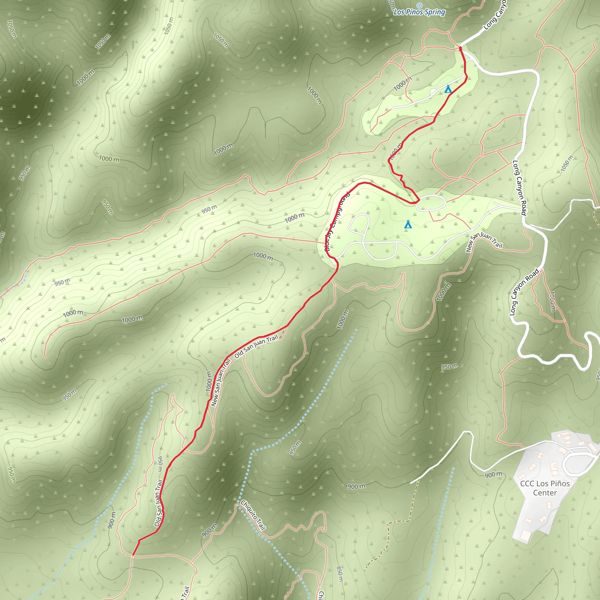 Falcon Trail mobile static map