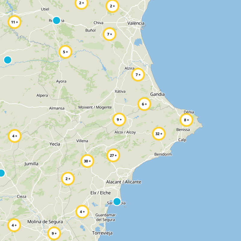 Agres Static Map