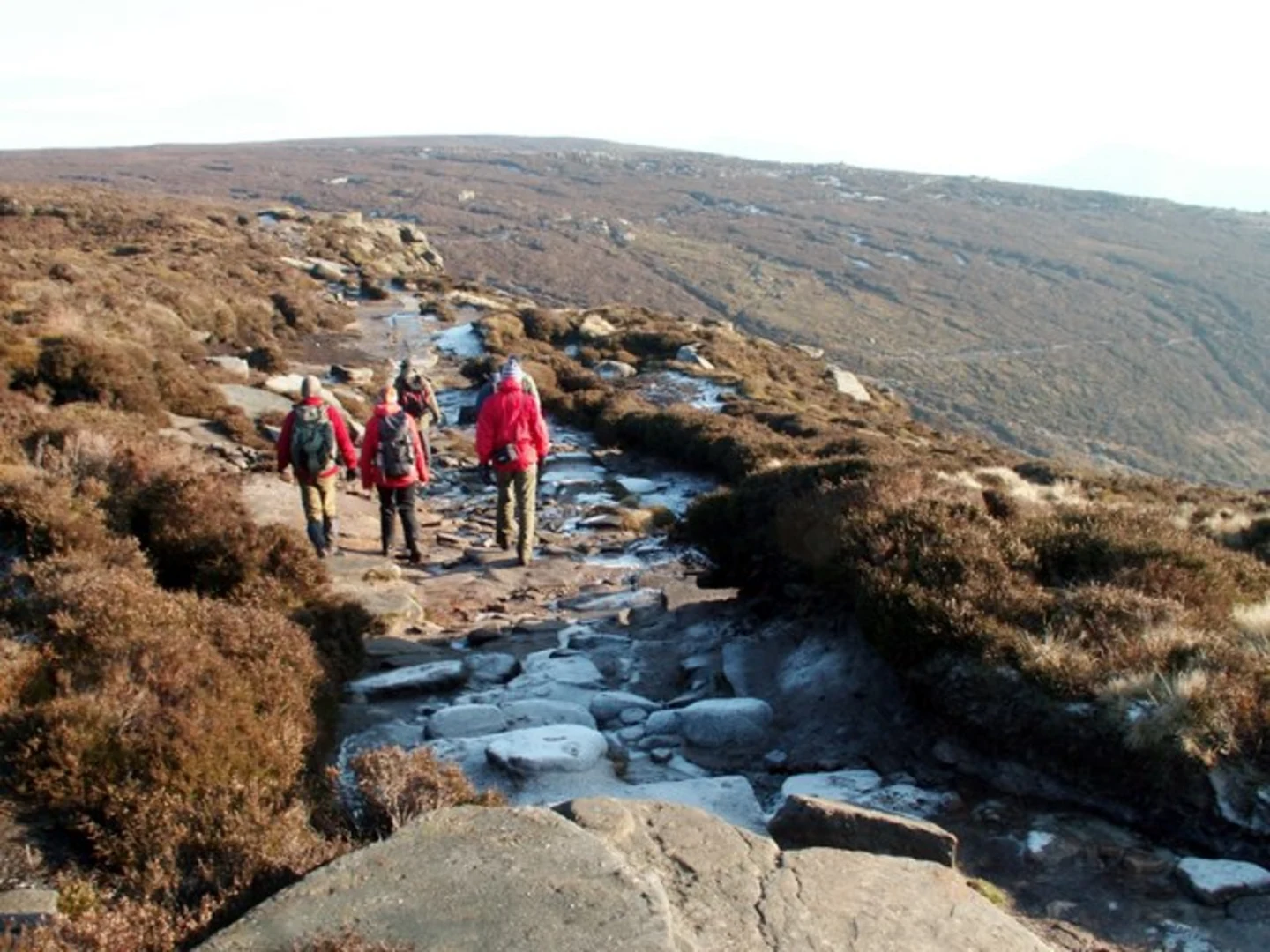 An image depicting the trail Edale Moor Loop and its surrounding area.