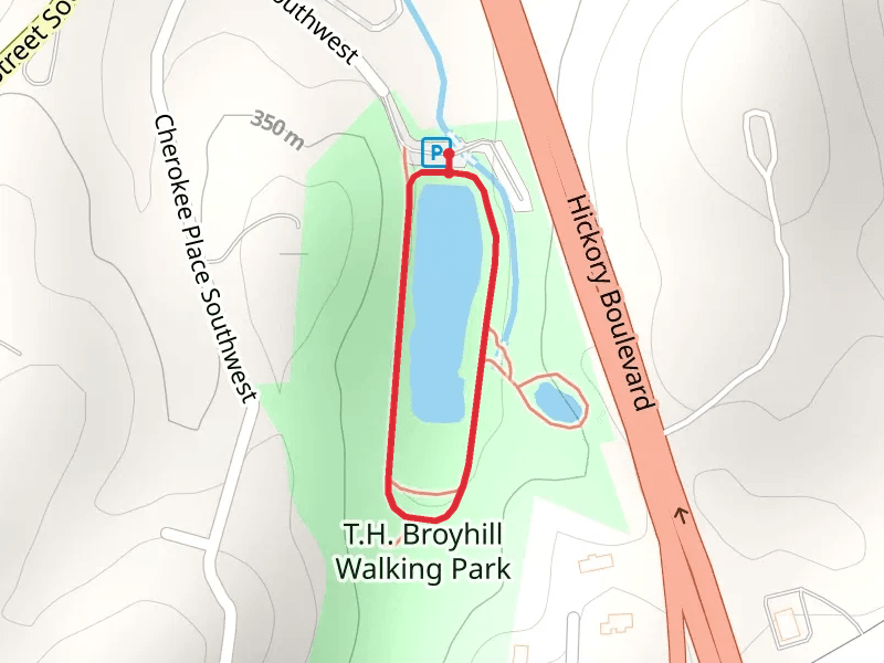 T H Broyhill Walking Park Loop