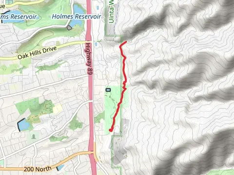 Bonneville Shoreline Trail from East 650 North