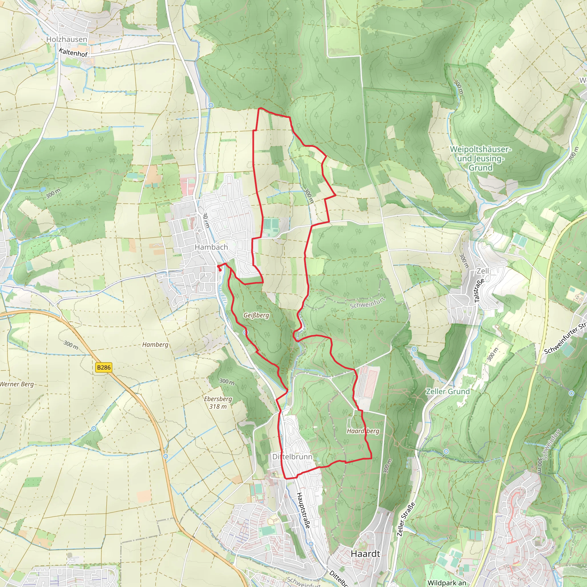Durchs Lauerbachtal mobile static map