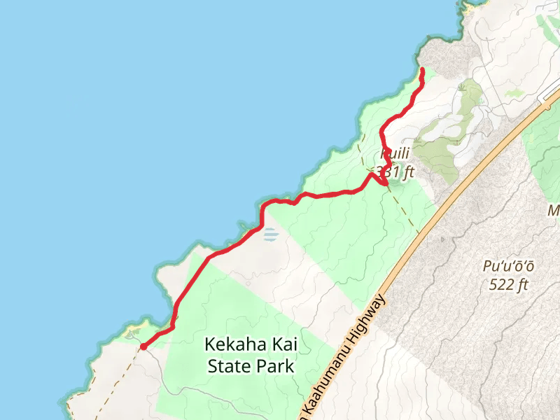 Kua Bay via Makalawena Beach Trail