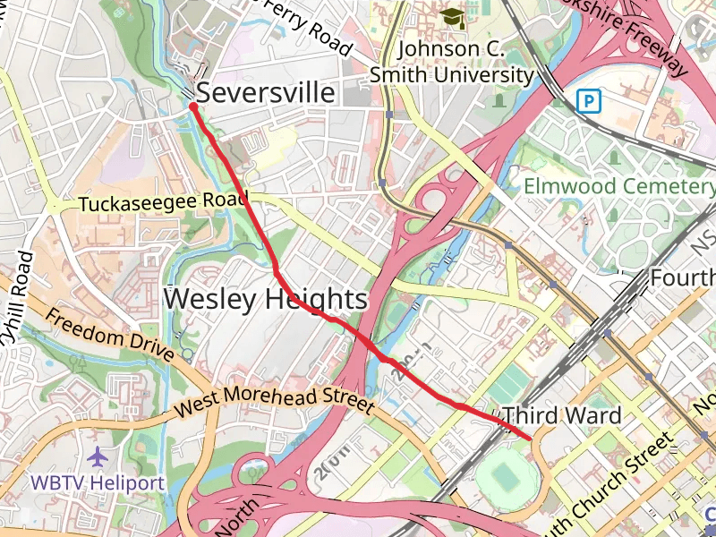 Stewart Creek and Wesley Heights Greenway