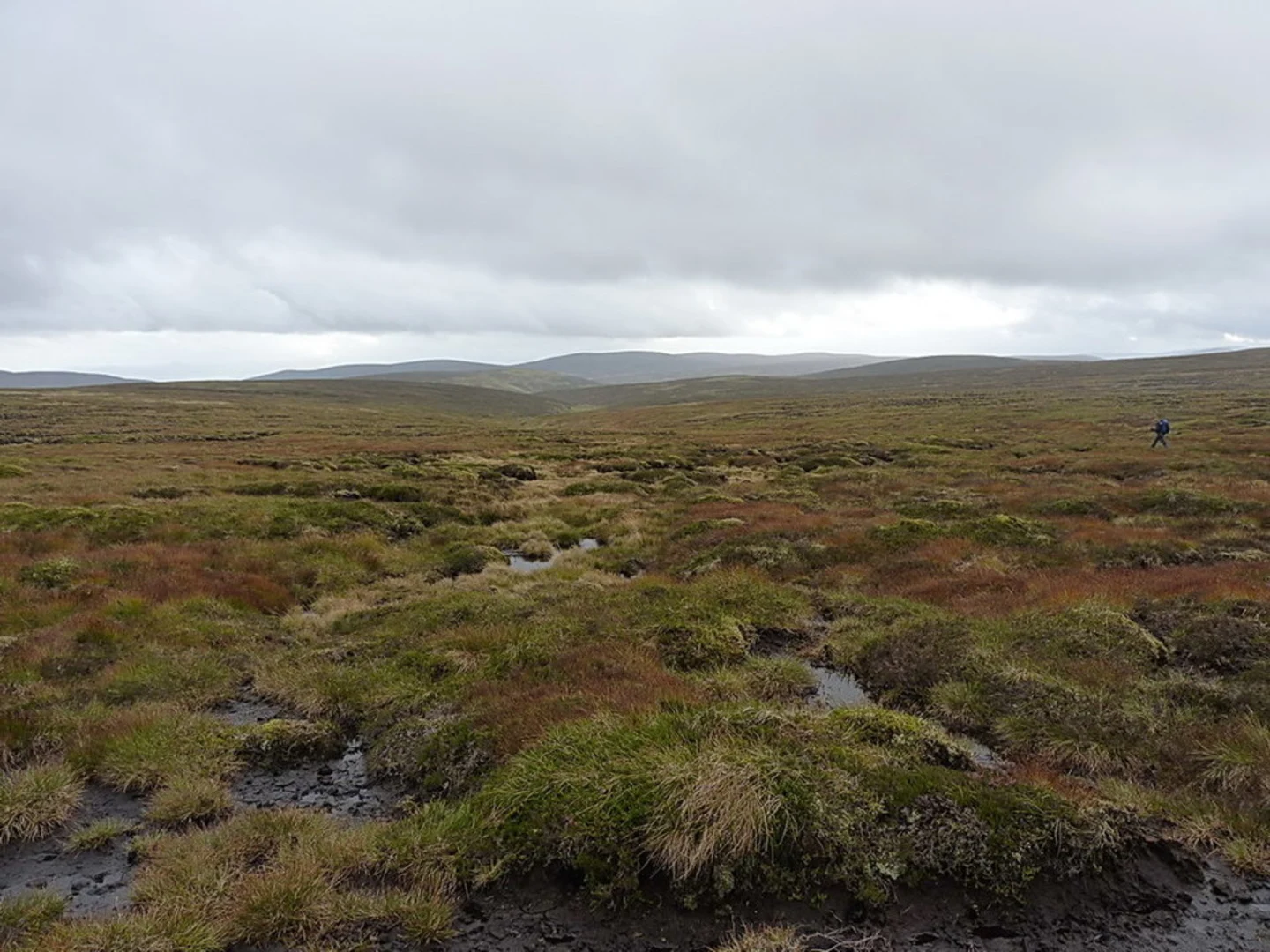 An image depicting the trail Leathad an Taobhain and its surrounding area.