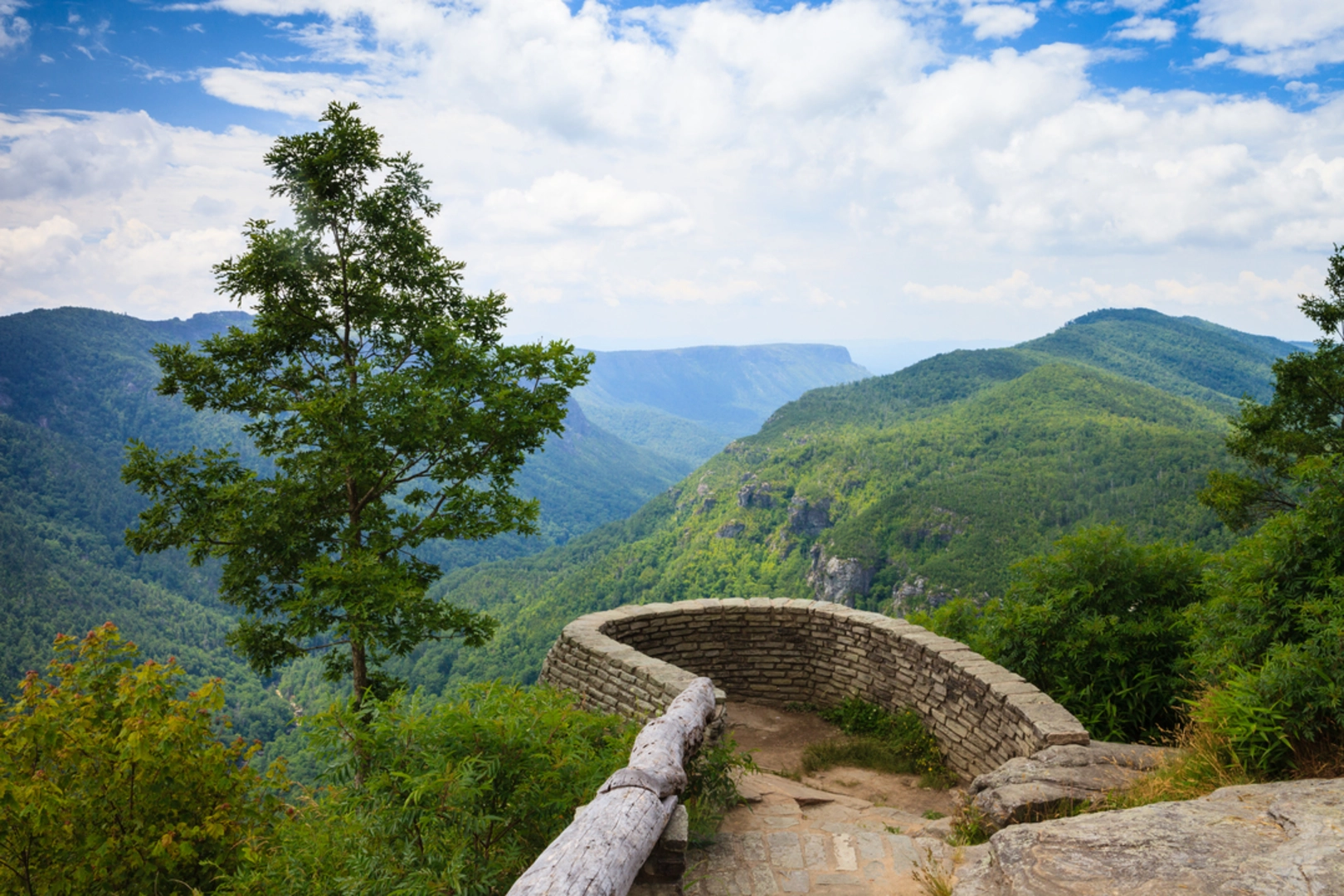 An image depicting the trail Wisemans View Trail and its surrounding area.