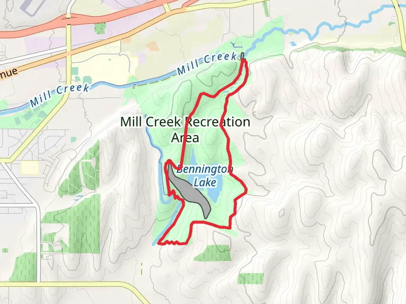 Bennington Lake and Whitetail Loop Trail