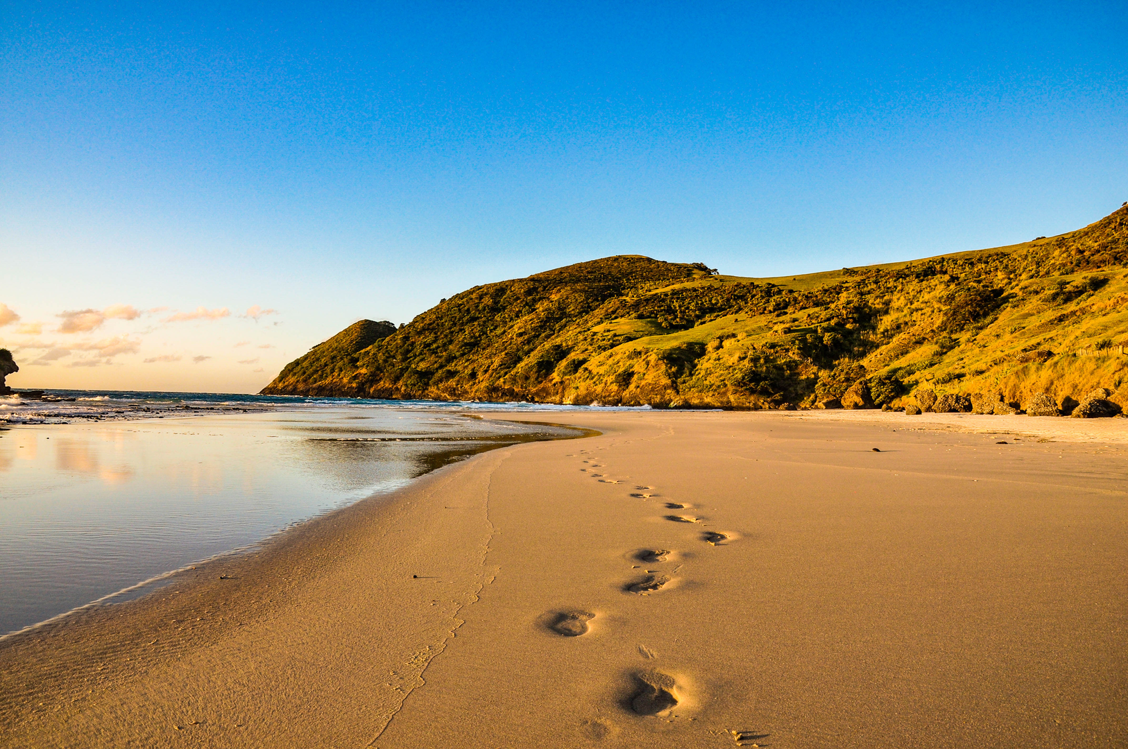 An image depicting the trail Kapowairua - Spirits Bay to Pandora and its surrounding area.