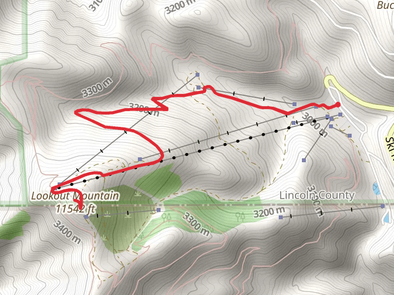 Lookout Mountain - Sierra Blanca Out and Back