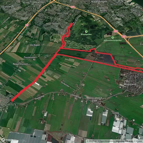 Foppenplas via Foppenplaskade, Broekkade and Trekkade