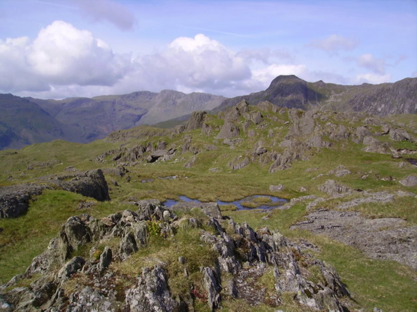 An image depicting the trail Codale Tarn, Blea Rigg, Lang How Tarn and Silver How Loop and its surrounding area.