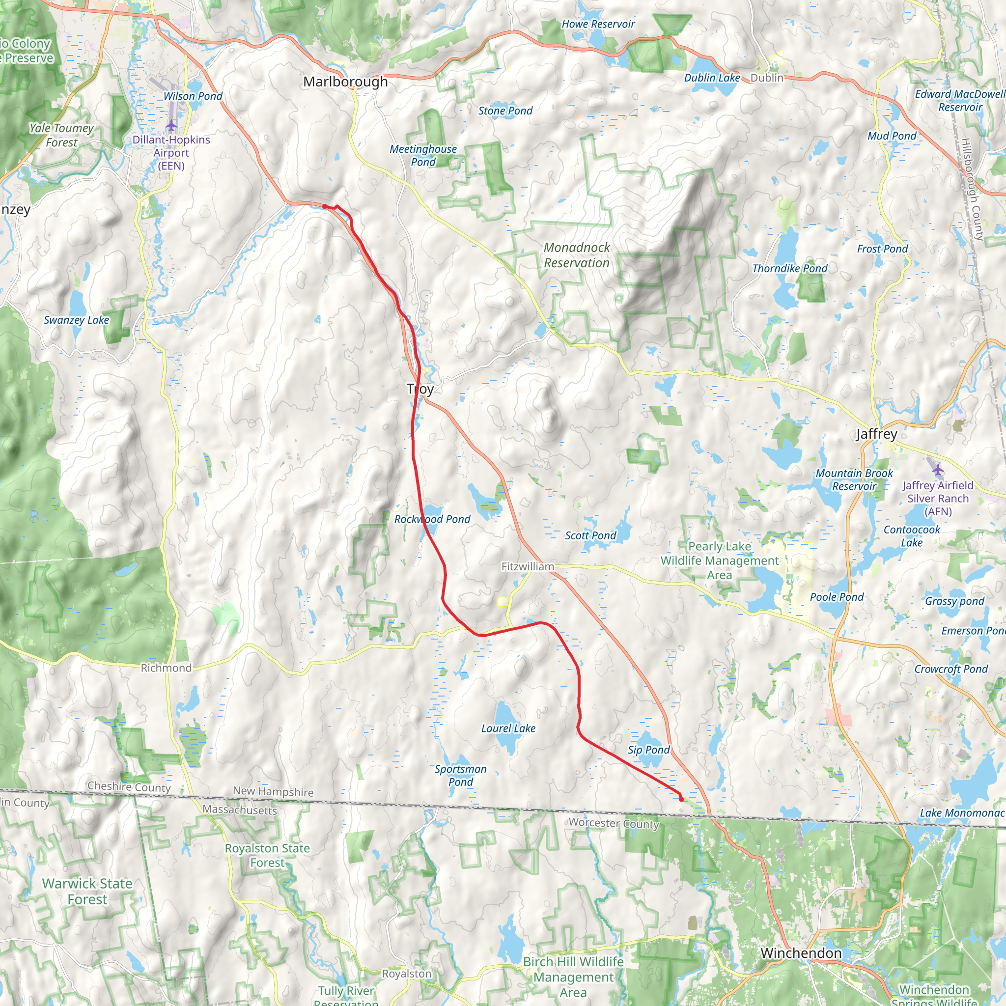 Rockwood Pond mobile static map