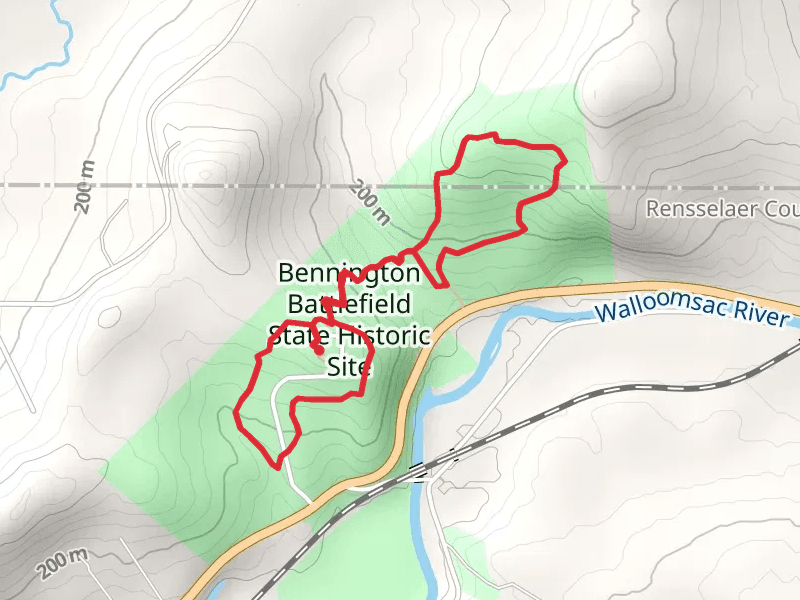 Bennington Battlefield Park Road Loop