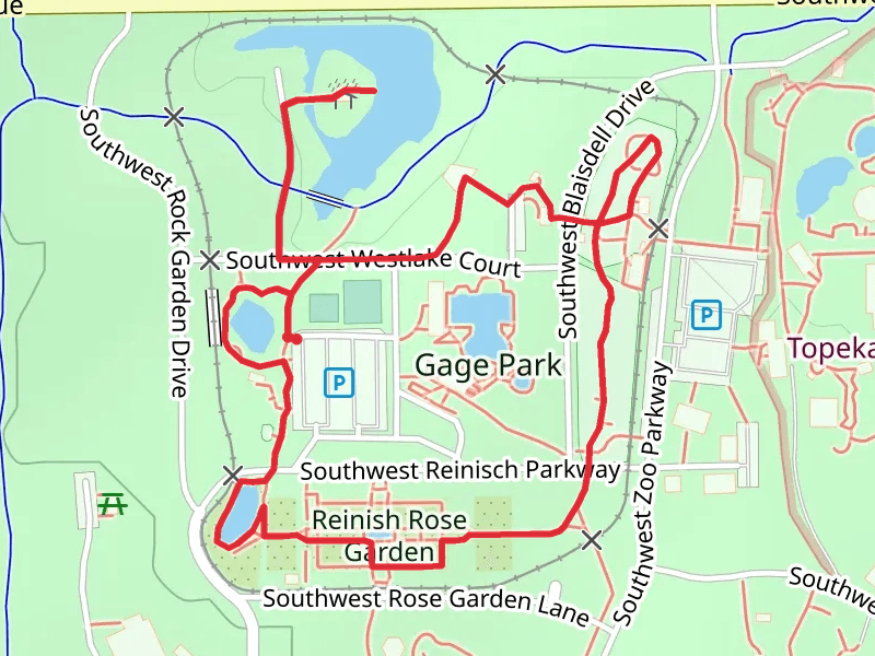 Reinish Rose Garden and Westlake Pond Loop