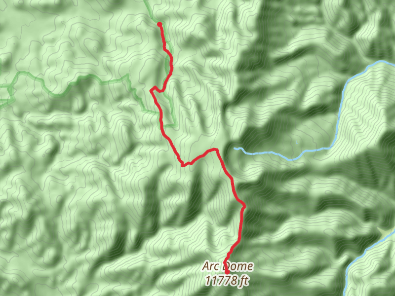 Arc Dome Summit Trail